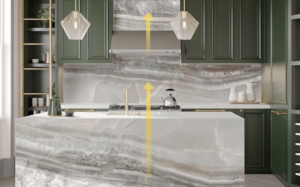 kitchen setting Austin bioquartz